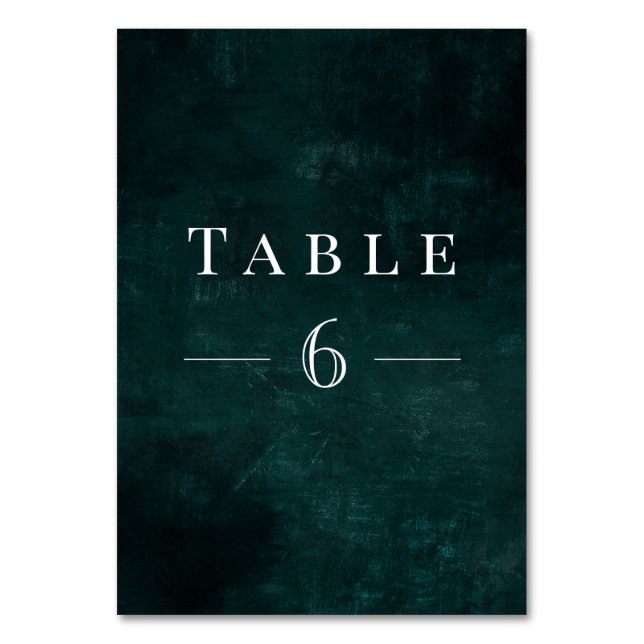 Numéro De Table Foliage Wreath avec verdure rustique (Par défaut)