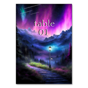 Numéro De Table Forêt enchantée
