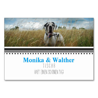 Numéro De Table Foto Platzkarten