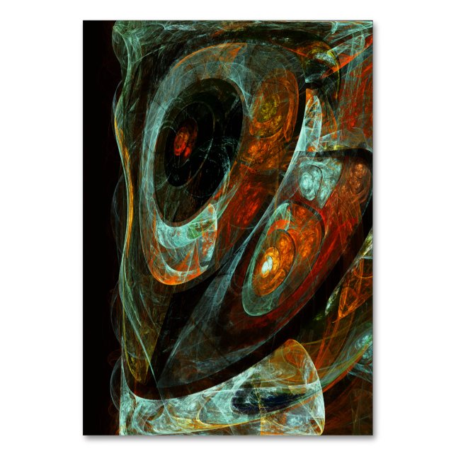 Numéro De Table Fractionner l'art Abstrait (Par défaut)