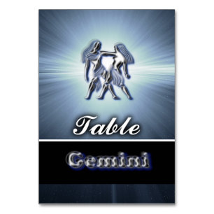 Numéro De Table Gemini
