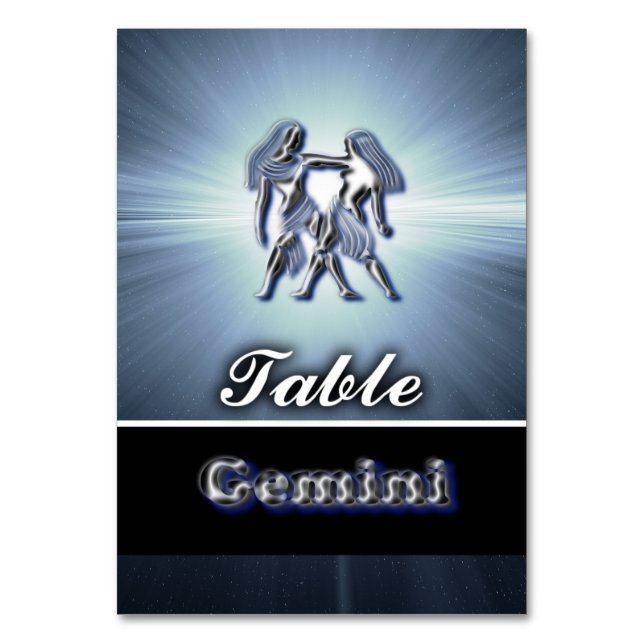 Numéro De Table Gemini (Par défaut)