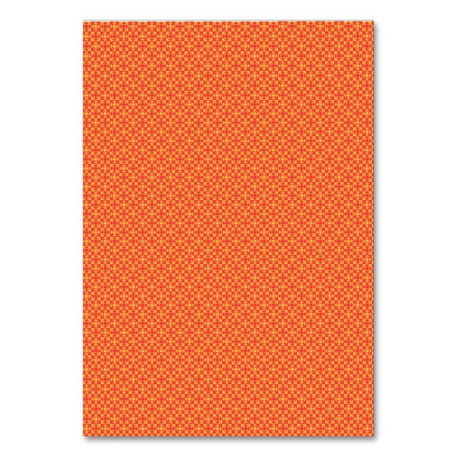 Numéro de table géométrique orange gras pour événe (Par défaut)