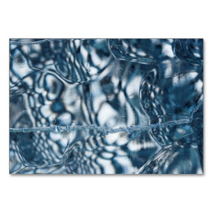 Numéro De Table Glace pure