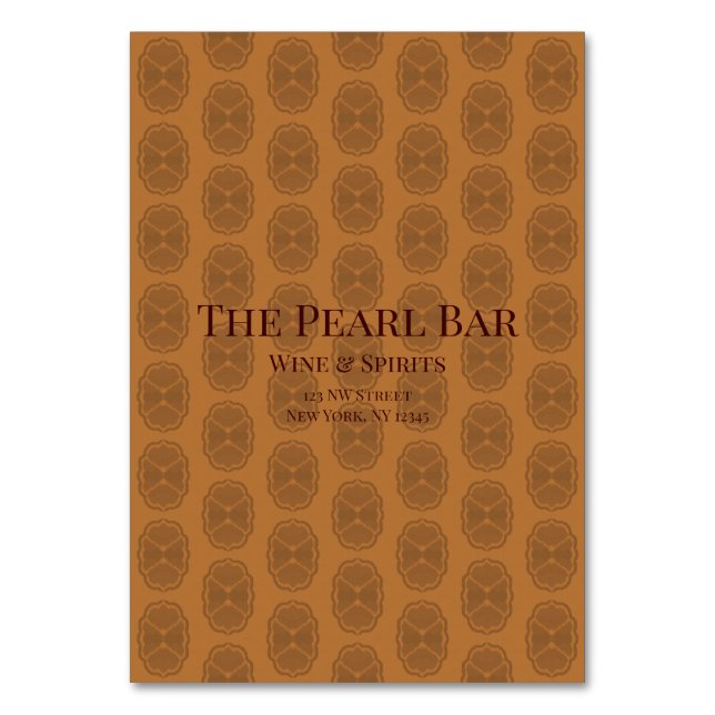 Numéro De Table Glamour (Par défaut)