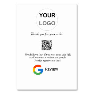 Numéro De Table Google examen logo de l'entreprise Analyser QR exa