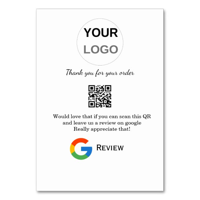 Numéro De Table Google examen logo de l'entreprise Analyser QR exa (Par défaut)