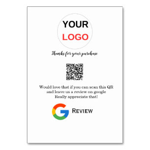 Numéro De Table Google examen logo de l'entreprise Analyser QR exa