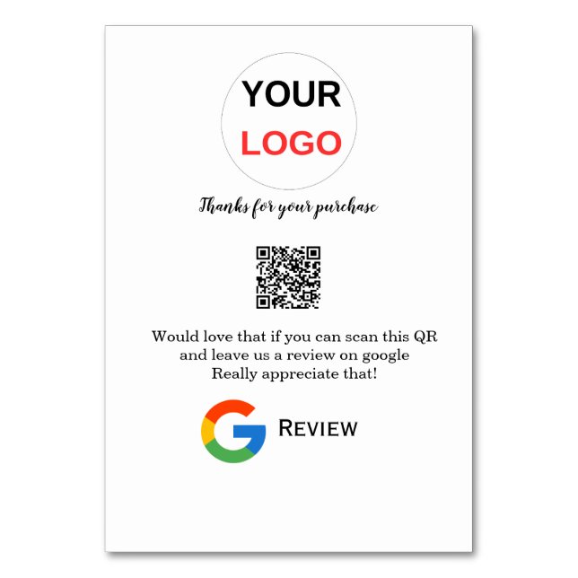 Numéro De Table Google examen logo de l'entreprise Analyser QR exa (Par défaut)