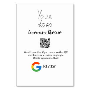 Numéro De Table Google examen logo de l'entreprise Analyser QR exa