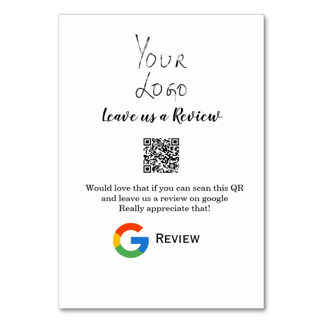 Numéro De Table Google examen logo de l'entreprise Analyser QR exa (Par défaut)