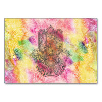 HAMSA Main Fatima symbole amulet Henné floral