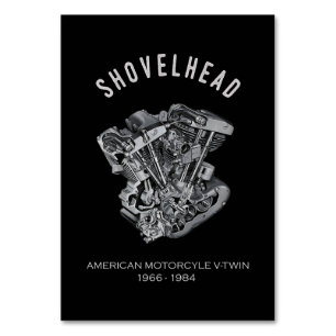 Numéro De Table HD Motorcycle Vtwin Shovelhead Engine Drawing Bike