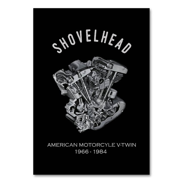 Numéro De Table HD Motorcycle Vtwin Shovelhead Engine Drawing Bike (Par défaut)
