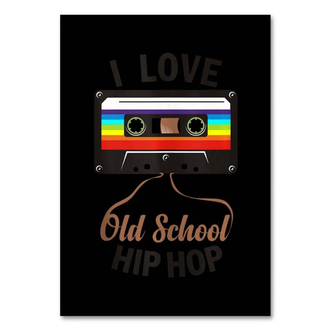 Numéro De Table I LOVE OLD SCHOOL HIP HOP Music 80s 90s (Par défaut)