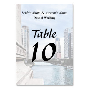 Numéro De Table IL - Vue depuis Michigan Avenue Bridge