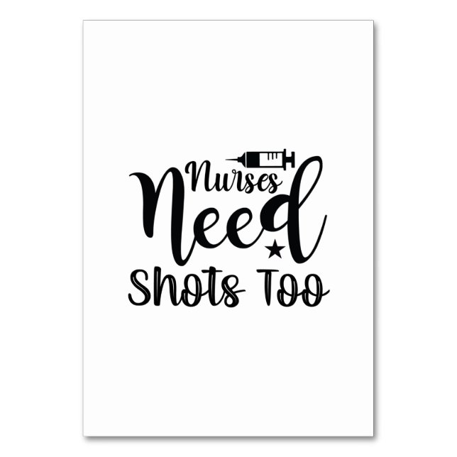 Numéro De Table Infirmières et infirmiers-infirmières ont aussi be (Par défaut)