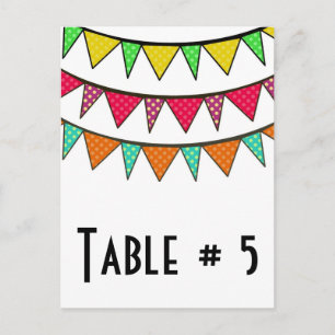 Numéro de table invité