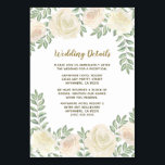 Numéro De Table Ivory Blush Champagne Mariage Floral Insérer des c<br><div class="desc">Cartes d'insertion florales de Champagne Blush Ivory - présentent d'élégants roses d'aquarelle et des pivoines dans différentes nuances d'ivoire,  rose roux et champagne avec une élégante verdure. La mise en page des polices affiche des couleurs imprimées d'or et d'encre de bronze pour une décoration supplémentaire.</div>