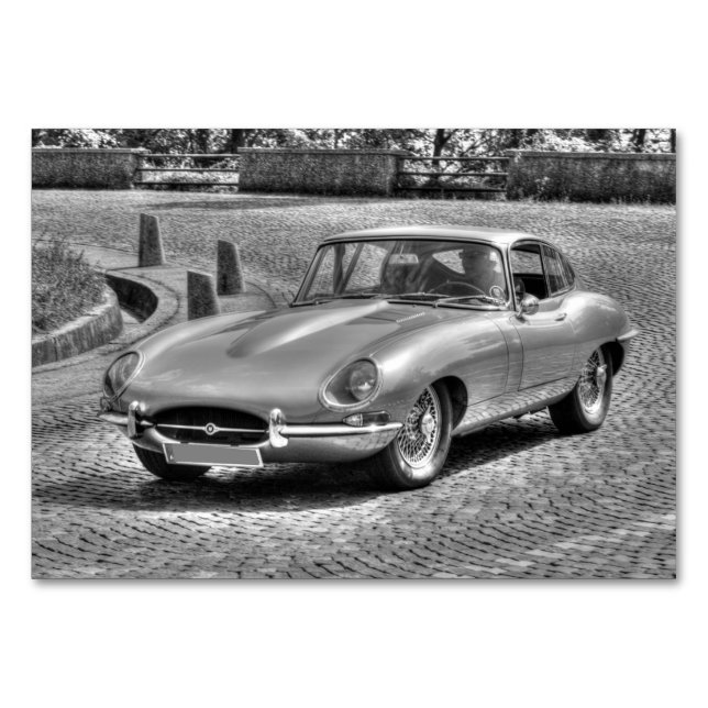 Numéro De Table Jaguar E (Devant)