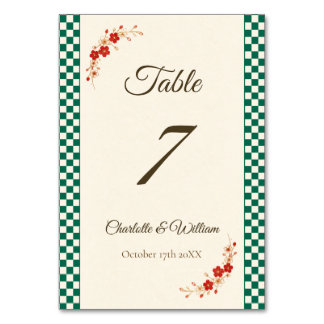Numéro De Table Japanese Sakura Ichimatsu Table Number
