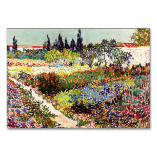 Numéro De Table Jardin Floral Van Gogh À Arles Art Floral