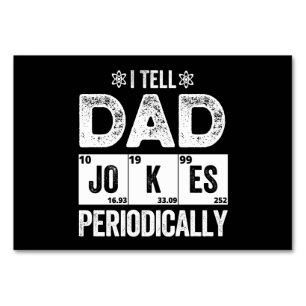 Numéro De Table Je Dis À Papa Des Blagues Périodiquement