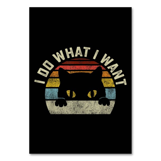 Numéro De Table Je Fais Ce Que Je Veux Chat (Par défaut)