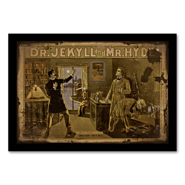 Numéro De Table Jekyll et Hyde Poster art (Dos)