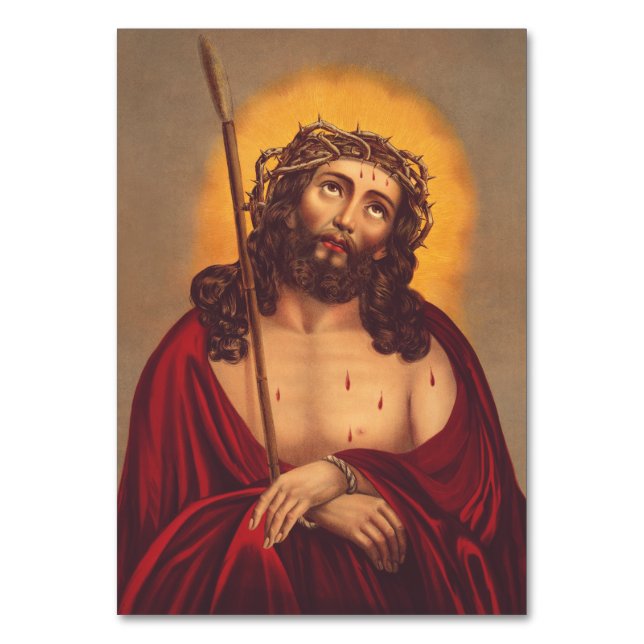 Numéro De Table Jésus est couronné d'une couronne d'épines (Par défaut)