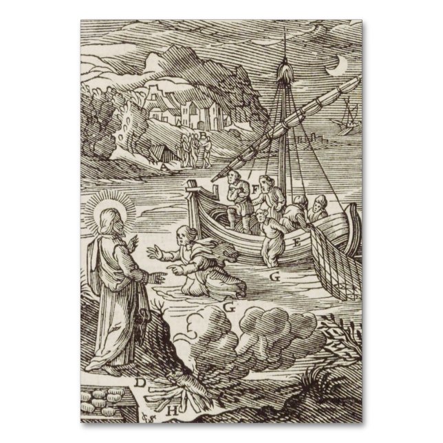 Numéro De Table Jésus marchant sur l'eau (Par défaut)