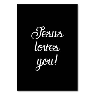 Numéro De Table Jésus vous aime ! Écriture de script