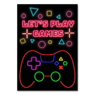 Numéro De Table Jouer Joue Jeux
