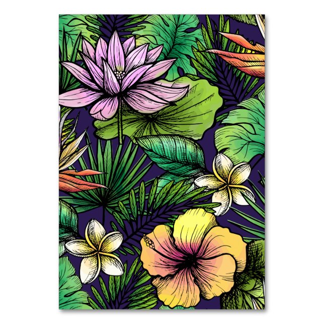 Numéro De Table Jungle (Par défaut)