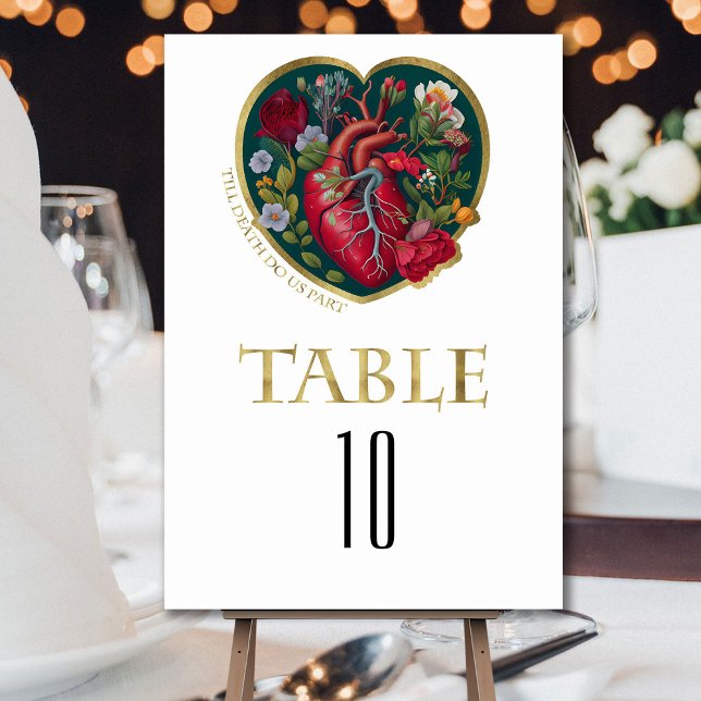 Numéro De Table Jusqu'à la mort Faisons-nous partie Goth Heart Gol (Créateur téléchargé)