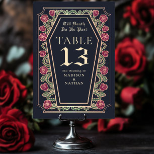 Numéro De Table Jusqu'à la mort Faisons-nous partie Rose Bleu Mari