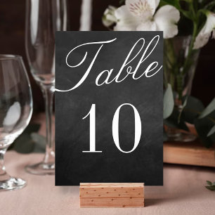 Numéro De Table La collection de Mariages de tableau de bord éléga