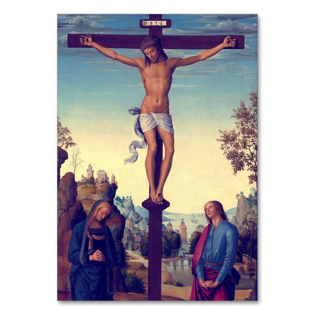 Numéro De Table La Crucifixion avec la Vierge de Pietro Perugino (Par défaut)
