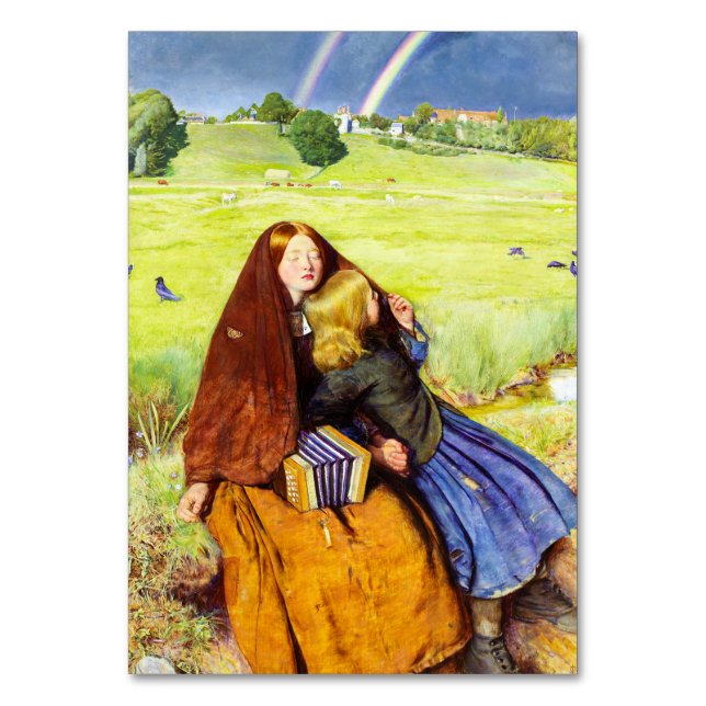 Numéro De Table La Fille aveugle par John Everett Millais (Par défaut)