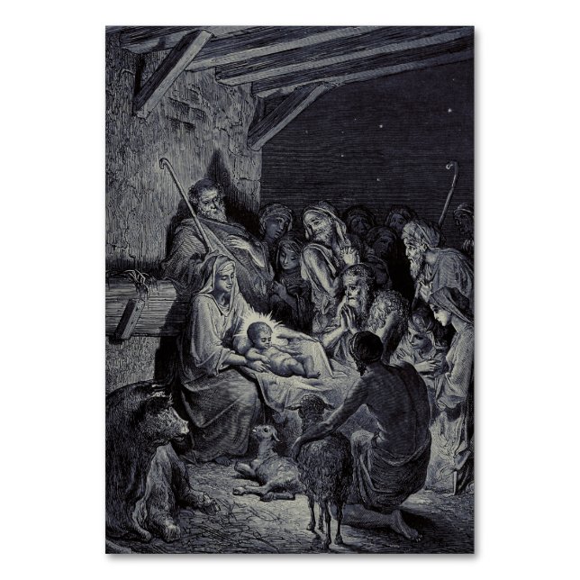 Numéro De Table La Nativité par Gustave Doré Encre victorienne de  (Par défaut)