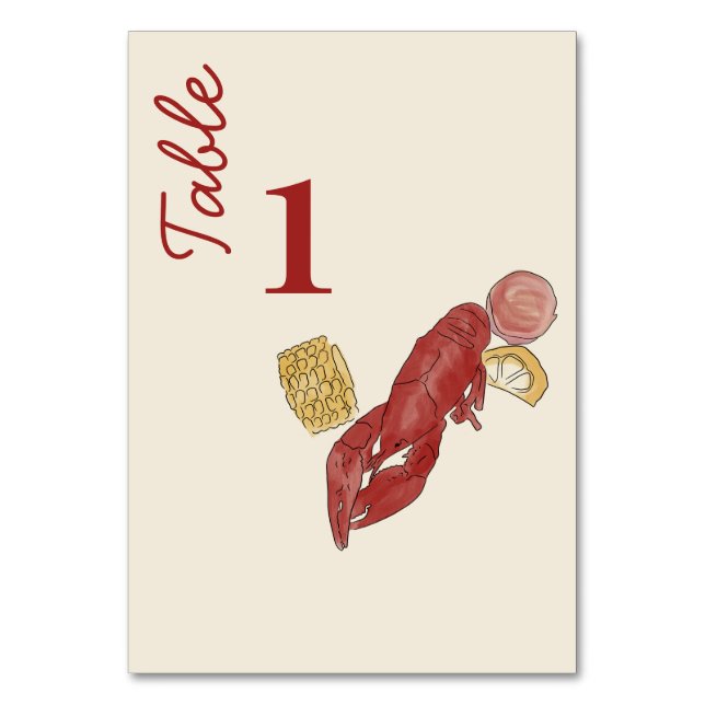 Numéro De Table La Nouvelle-Orléans  Aquarelle (Par défaut)