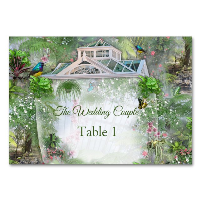 Numéro De Table La serre victorienne (Devant)
