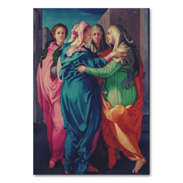Numéro De Table La Visitation par Pontormo Art Fin Maniériste (Par défaut)