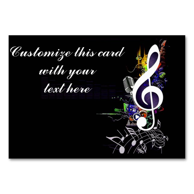 Numéro De Table Laisser Musique Live, Célébration_ (Dos)