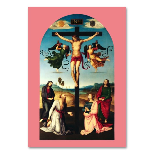 Numéro De Table Le Christ crucifié avec la Vierge Marie (Par défaut)