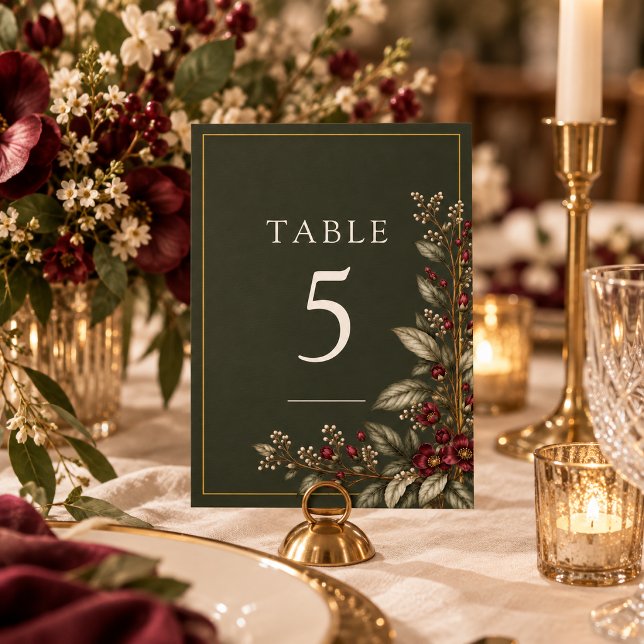 Numéro De Table Le Jardin de Vigne (Créateur téléchargé)