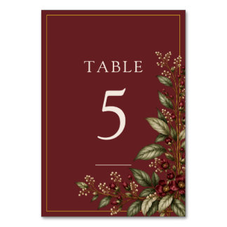 Numéro De Table Le Jardin de Vigne