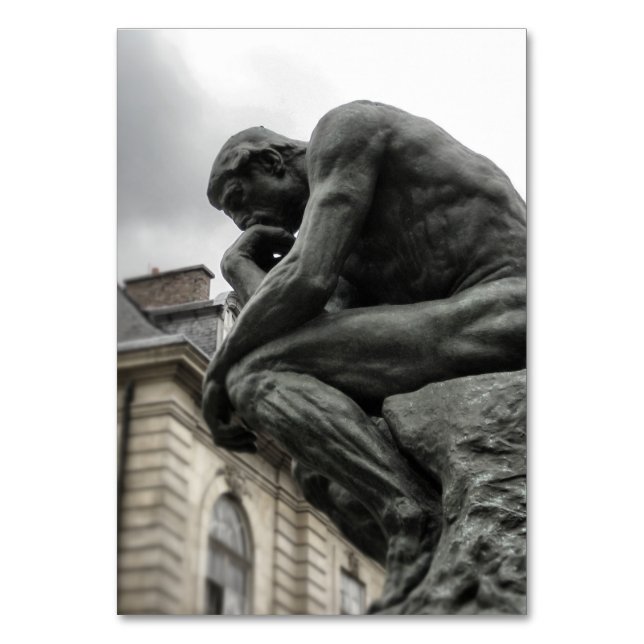 Numéro De Table Le penseur Rodin Paris Sculpture (Par défaut)