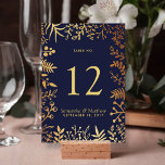 Numéro De Table L'élégante collection de Mariages floraux marine e<br><div class="desc">Célébrez dans le style avec ces cartes mariages modernes et très tendance. Le design est facile à personnaliser avec votre propre libellé et vos invités seront ravis quand ils verront ces numéros de table fabuleux. Les éléments correspondants se trouvent dans la collection. *** COMMENT COMMANDER *** S'il vous plaît customiser...</div>