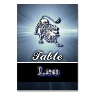 Numéro De Table Leo